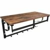 VASAGLE Rustic Brown Wall Mounted Coatrack