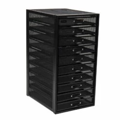 Mind Reader 10.5-in W X 21.5-in H 10-Tier Freestanding Metal Cabinet Organizer -Storage Furniture Sales 2024 330918055 AlternateImage4