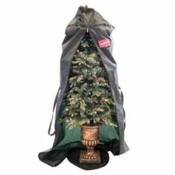 Northlight Green Foyer 10.5-in X 17-in Polyester Christmas Tree Storage Bag