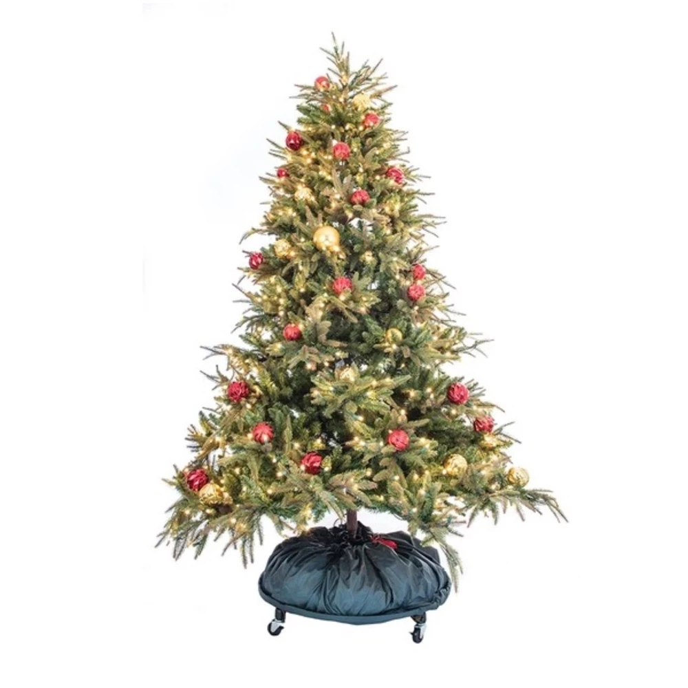 Northlight 30-in X 94-in Polyester Christmas Tree Storage Bag With Rolling Stand 5 Northlight 30-in X 94-in Polyester Christmas Tree Storage Bag With Rolling Stand - Image 5
