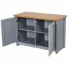 HomCom 35 1/4-in Grey Wood Industrial Shoe Cabinet With Doors
