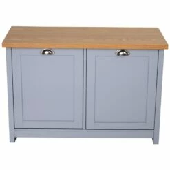 HomCom 35 1/4-in Grey Wood Industrial Shoe Cabinet With Doors 12 HomCom 35 1/4-in Grey Wood Industrial Shoe Cabinet With Doors -Storage Furniture Sales 2024 330932545 AlternateImage5