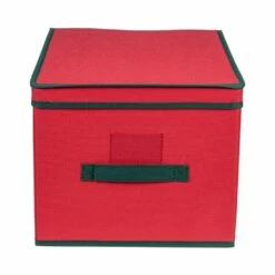 Northlight 16-in Red And Green Collapsible Christmas Decoration Storage Box With Handles 8 Northlight 16-in Red And Green Collapsible Christmas Decoration Storage Box With Handles -Storage Furniture Sales 2024 330933134 MainImage 001