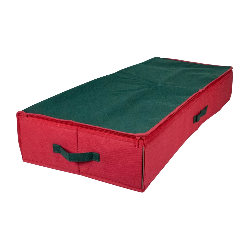Northlight 24-in Red And Green Christmas Decoration Storage Bag 1 Northlight 24-in Red And Green Christmas Decoration Storage Bag