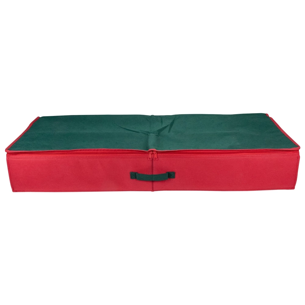 Northlight 24-in Red And Green Christmas Decoration Storage Bag 5 Northlight 24-in Red And Green Christmas Decoration Storage Bag - Image 5