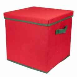 Northlight 12-in Red And Green Christmas Ornament Storage Bag With Dividers -Storage Furniture Sales 2024 330933290 AlternateImage4