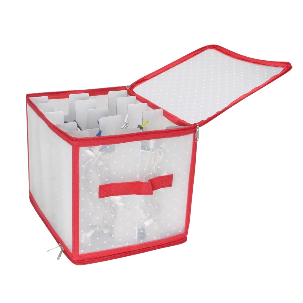 Northlight 12.5-in Transparent Zip Up Christmas Light Storage Box 2 Northlight 12.5-in Transparent Zip Up Christmas Light Storage Box - Image 2