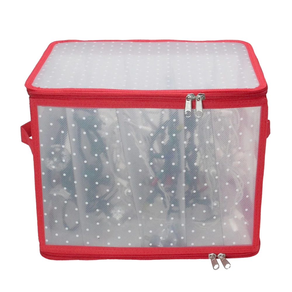 Northlight 12.5-in Transparent Zip Up Christmas Light Storage Box 1 Northlight 12.5-in Transparent Zip Up Christmas Light Storage Box