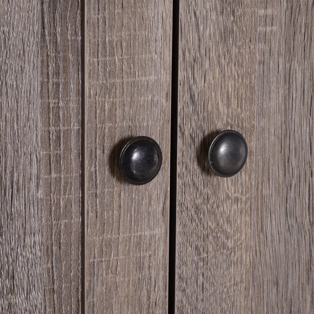 HomCom 29.92-in W Composite Wood Freestanding Pantry 3 HomCom 29.92-in W Composite Wood Freestanding Pantry - Image 3