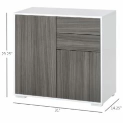 HomCom 31.1-in W Composite Wood Sideboard 9 HomCom 31.1-in W Composite Wood Sideboard -Storage Furniture Sales 2024 330936181 AlternateImage1