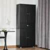 HomCom 30-in W Composite Wood Freestanding Pantry