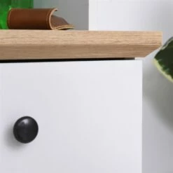 HomCom 39.76-in W Composite Wood Freestanding Kitchen Storage Cabinet