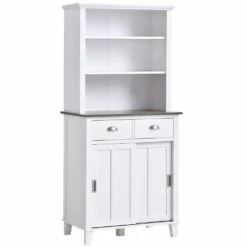HomCom 29.92-in W Composite Wood Freestanding Kitchen Storage Cabinet -Storage Furniture Sales 2024 330936400 MainImage 001