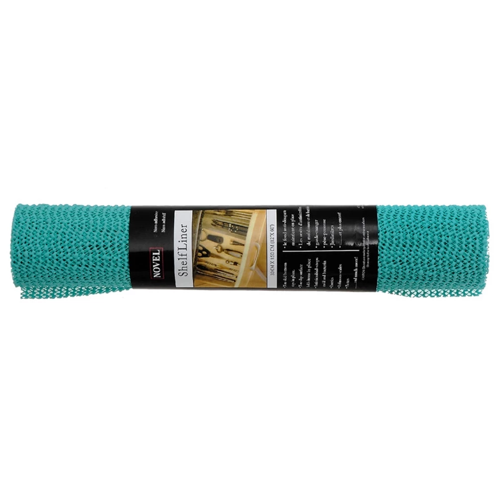 IH Casa Decor 12-in X 60-in Teal Anti-Slip PVC Mat 1 IH Casa Decor 12-in X 60-in Teal Anti-Slip PVC Mat
