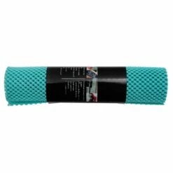 IH Casa Decor 12-in X 59-in Teal Anti-Slip PVC Mat