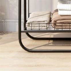 CASAINC Black Double Rods Multifunctional Bedroom Clothing Rack -Storage Furniture Sales 2024 330947811 AlternateImage4