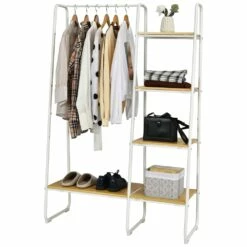 CASAINC White Freestanding Storage Clothing Rack -Storage Furniture Sales 2024 330947928 AlternateImage6