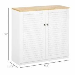 HomCom 31.5-in W Wood Composite Freestanding Utility Storage Cabinet 11 HomCom 31.5-in W Wood Composite Freestanding Utility Storage Cabinet -Storage Furniture Sales 2024 330948402 AlternateImage2