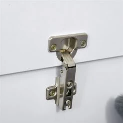 HomCom 39.25-in W Wood Composite Freestanding Utility Storage Cabinet