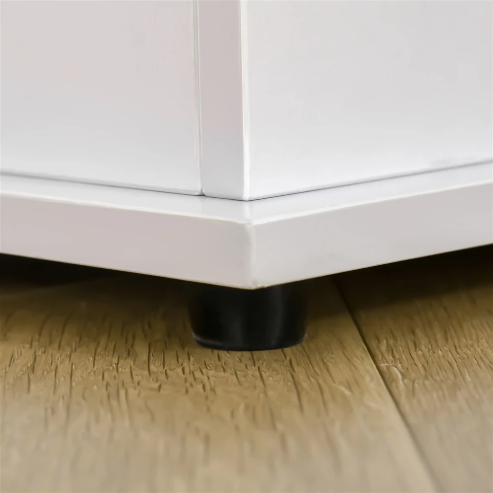 HomCom 39.25-in W Wood Composite Freestanding Utility Storage Cabinet 4 HomCom 39.25-in W Wood Composite Freestanding Utility Storage Cabinet - Image 4