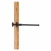 Allied Brass Fresno 10-in L X 1.9-in H Extendable Aged Bronze Brass Closet Rod - Hardware Included