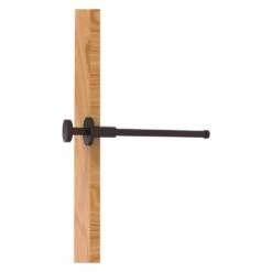 Allied Brass Fresno 10-in L X 1.9-in H Extendable Aged Bronze Brass Closet Rod - Hardware Included