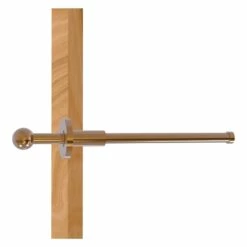 Allied Brass 10-in L X 1.9-in H Extendable Brushed Bronze Brass Closet Rod - Hardware Included
