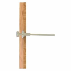 Allied Brass Fresno 10-in L X 1.9-in H Extendable Polished Nickel Brass Closet Rod - Hardware Included