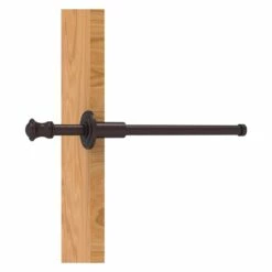 Allied Brass Carolina 9.8-in L X 1.8-in H Extendable Aged Bronze Brass Closet Rod - Hardware Included