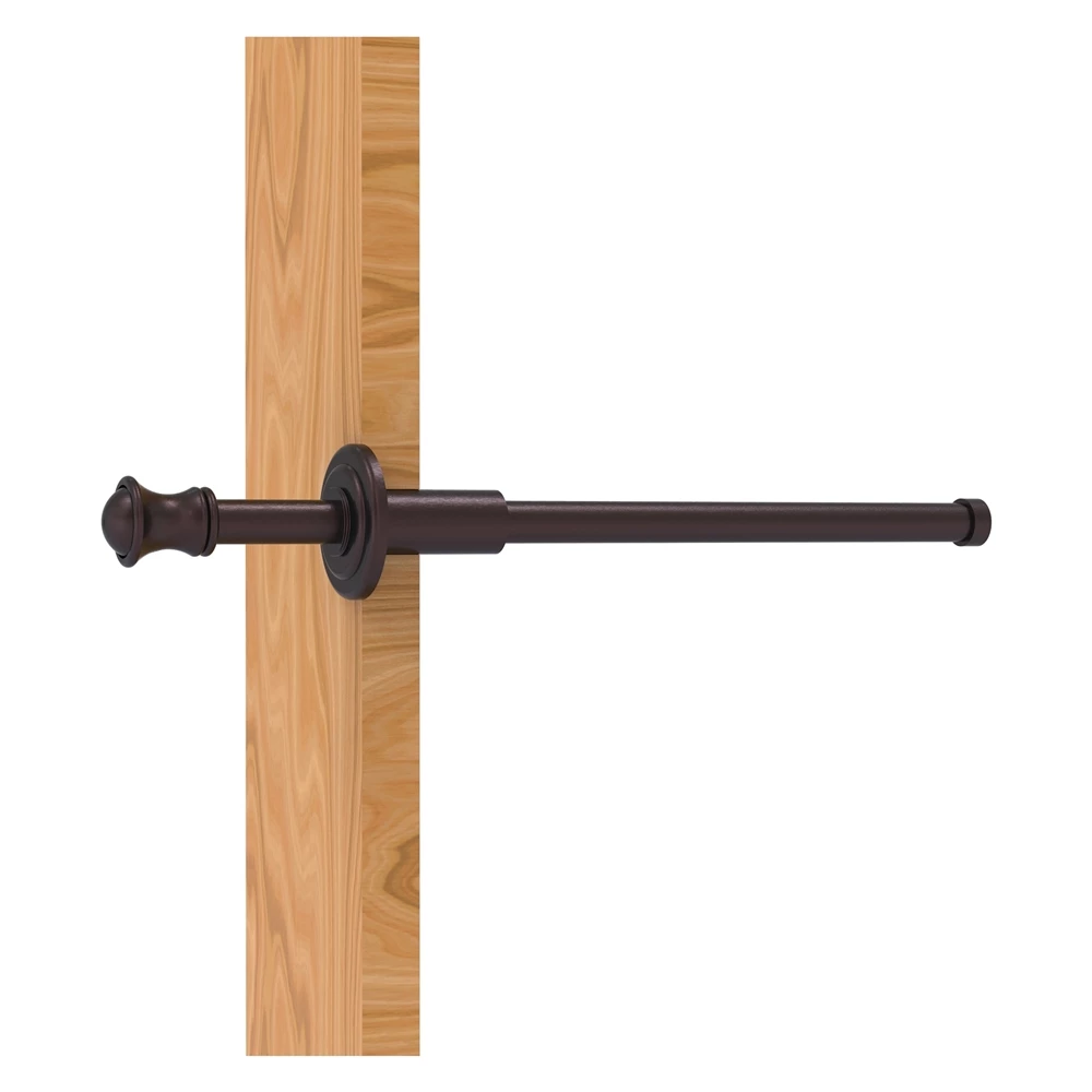 Allied Brass Carolina 9.8-in L X 1.8-in H Extendable Aged Bronze Brass Closet Rod - Hardware Included 1 Allied Brass Carolina 9.8-in L X 1.8-in H Extendable Aged Bronze Brass Closet Rod - Hardware Included