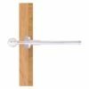 Allied Brass Clearview 10.1-in L X 1.9-in H Extendable Polished Chrome Brass Closet Rod - Hardware Included