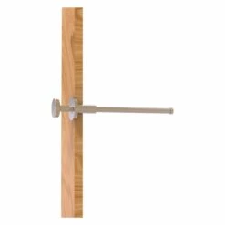 Allied Brass Fresno 10-in L X 1.9-in H Extendable Pewter Brass Closet Rod - Hardware Included