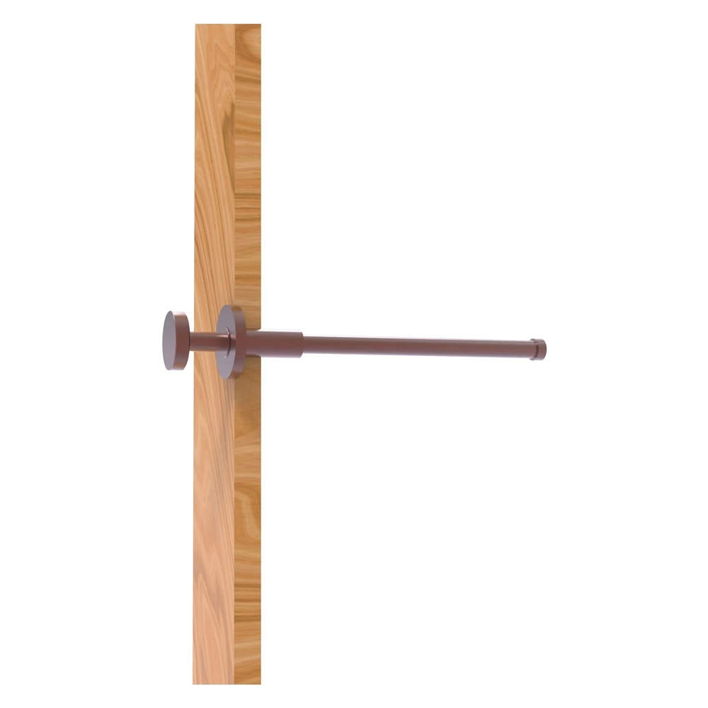 Allied Brass Fresno 10-in L X 1.9-in H Extendable Antique Copper Brass Closet Rod - Hardware Included 1 Allied Brass Fresno 10-in L X 1.9-in H Extendable Antique Copper Brass Closet Rod - Hardware Included