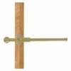 Allied Brass 10-in L X 1.9-in H Extendable Satin Brass Closet Rod - Hardware Included
