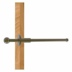 Allied Brass 10-in L X 1.9-in H Extendable Antique Brass Closet Rod - Hardware Included