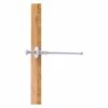 Allied Brass 10-in L X 2-in H Extendable White Brass Closet Rod - Hardware Included