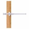 Allied Brass Carolina 9.8-in L X 1.8-in H Extendable White Brass Closet Rod - Hardware Included