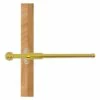 Allied Brass 10-in L X 1.9-in H Extendable Polished Brass Closet Rod - Hardware Included