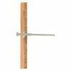 Allied Brass 10-in L X 2-in H Extendable Polished Nickel Brass Closet Rod - Hardware Included
