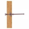 Allied Brass Carolina Crystal 9.75-in L X 1.8-in H Extendable Antique Copper Brass Closet Rod - Hardware Included