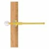 Allied Brass Clearview 10.1-in L X 1.9-in H Extendable Polished Brass Closet Rod - Hardware Included