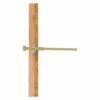 Allied Brass 10-in L X 2-in H Extendable Satin Brass Closet Rod - Hardware Included