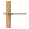 Allied Brass Clearview 10.1-in L X 1.9-in H Extendable Antique Brass Closet Rod - Hardware Included
