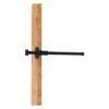 Allied Brass 10-in L X 2-in H Extendable Matte Black Brass Closet Rod - Hardware Included