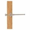 Allied Brass Carolina Crystal 9.75-in L X 1.8-in H Extendable Pewter Brass Closet Rod - Hardware Included