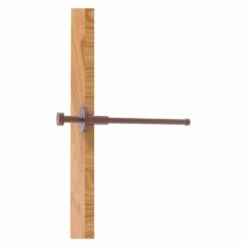 Allied Brass 10-in L X 2-in H Extendable Antique Copper Brass Closet Rod - Hardware Included