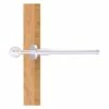 Allied Brass Clearview 10.1-in L X 1.9-in H Extendable Satin Chrome Brass Closet Rod - Hardware Included
