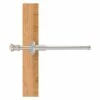 Allied Brass Carolina 9.8-in L X 1.8-in H Extendable Satin Nickel Brass Closet Rod - Hardware Included