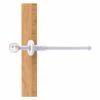 Allied Brass Clearview 10.1-in L X 1.9-in H Extendable White Brass Closet Rod - Hardware Included