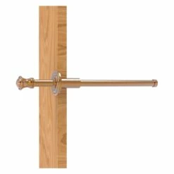 Allied Brass Carolina 9.8-in L X 1.8-in H Extendable Brushed Bronze Brass Closet Rod - Hardware Included